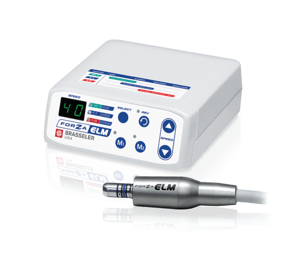 The Forza ELM Electric Motor is arguably the most advanced clinical micromotor.