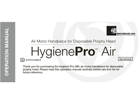 HygienePro Air Operational Manual